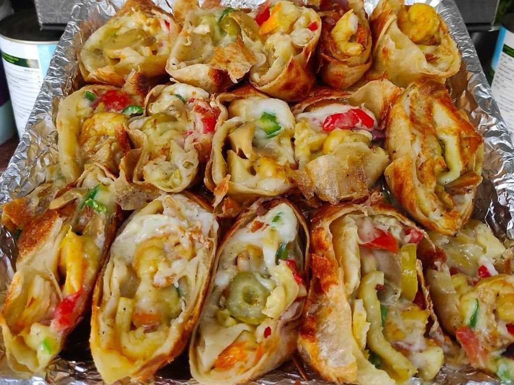 Chicken Fajita Roll Pie