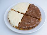 Waffle Half White And Half Nutella