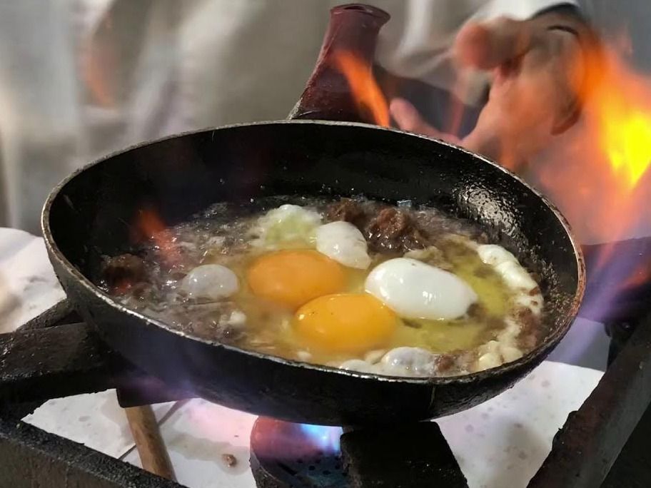 Meat Omelette