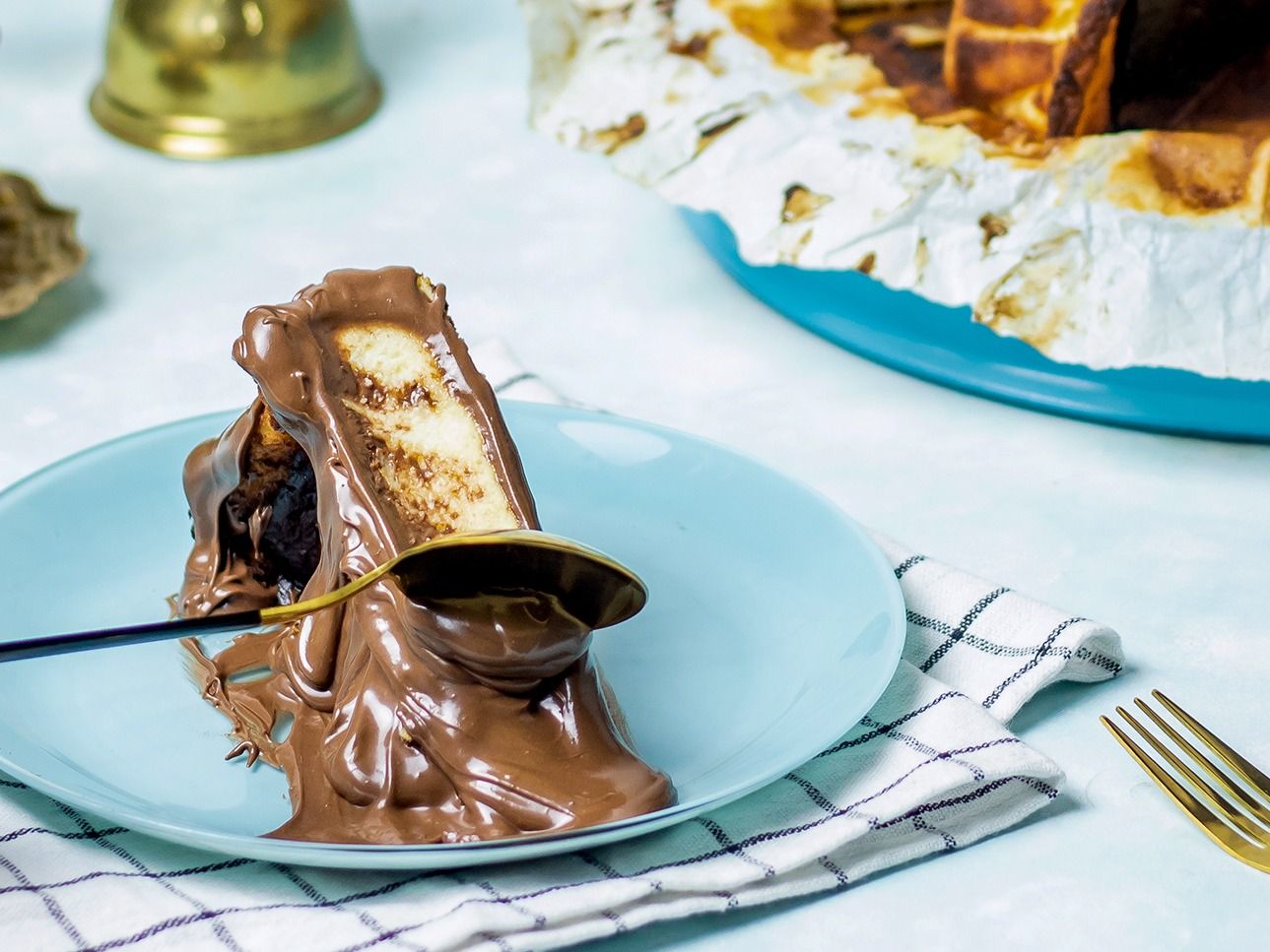 San Sebastian Cheesecake Slice