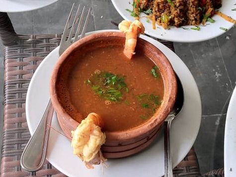 Shrimp Soup With Roe