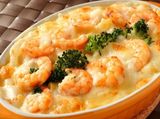 Mix Seafood Pasta And Cheese