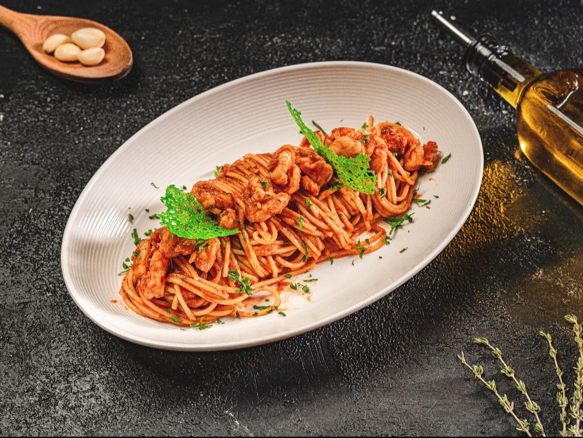 Grilled Shrimp Pasta