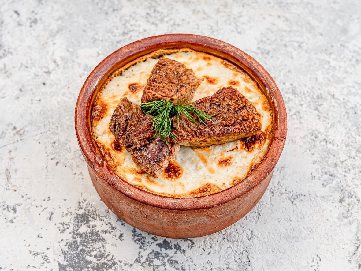 Rice Moaamar With Meat