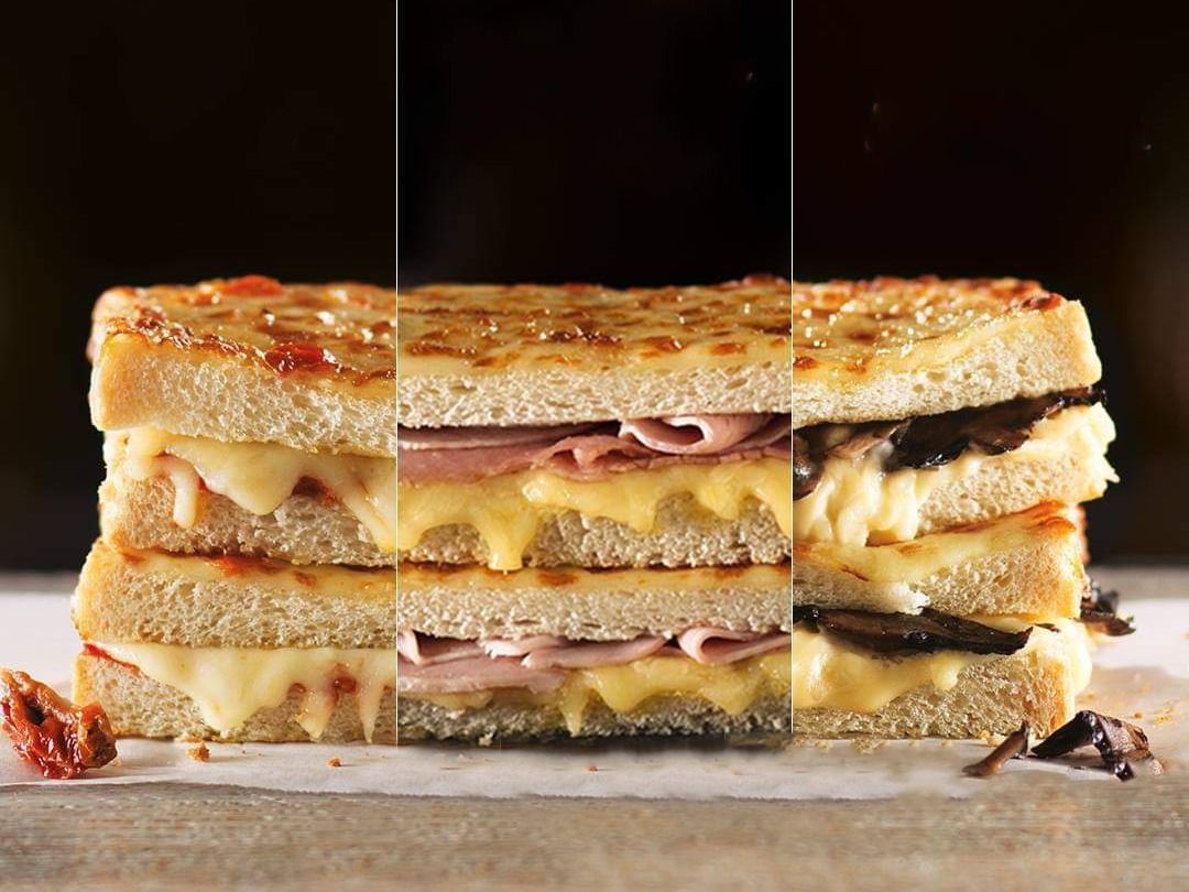 Scrambled Turkey Cheese Toast