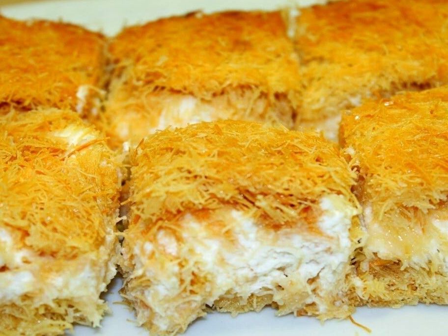 cream kunafa