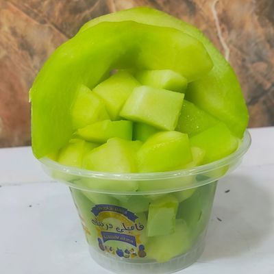 Cantaloupe ice cream pieces box