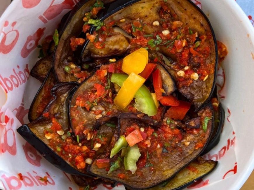 fried aubergine