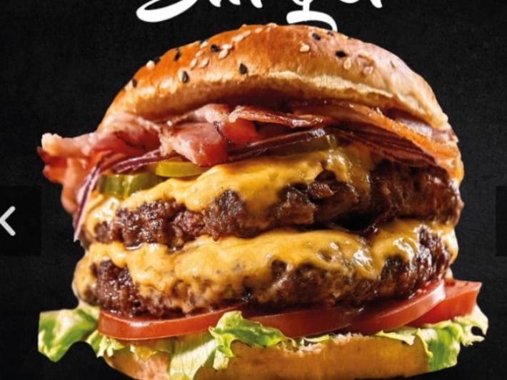Mix Beef Burger Sandwich