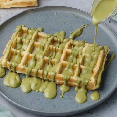 Pistachio Waffle