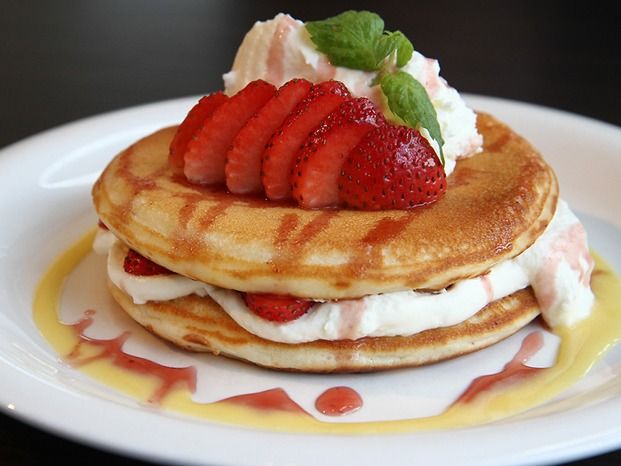 Strawberry Vanilla Pancake