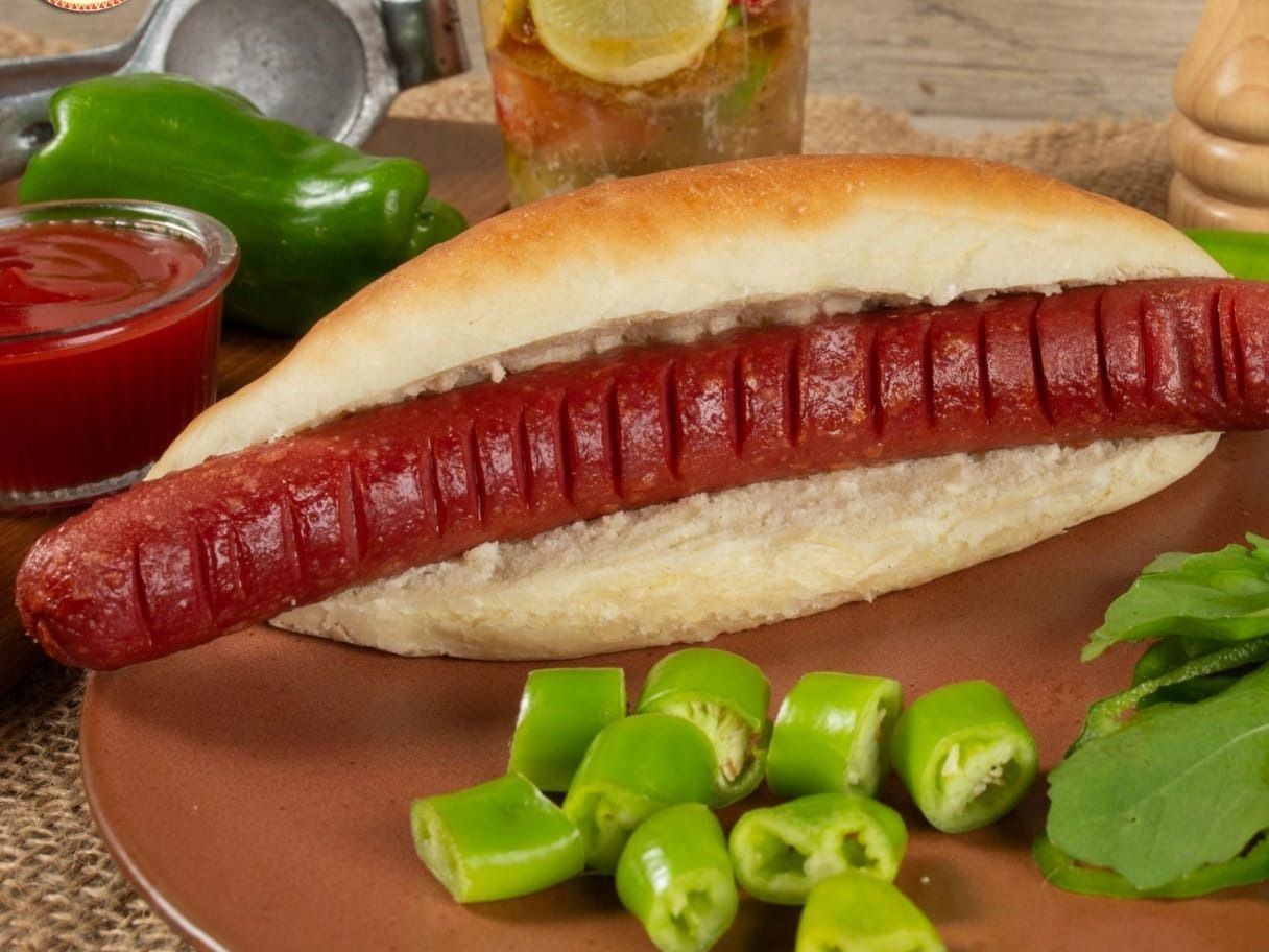Hot dog sandwich
