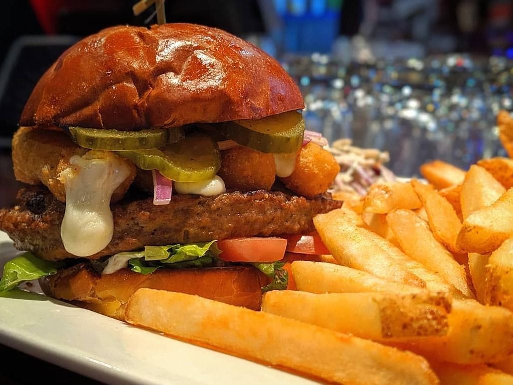 Mozzarella Stick Burger