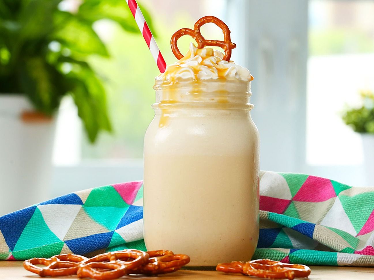 Salted Caramel Pretzel Milkshake