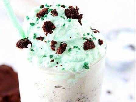 Mint White Chocolate Milkshake