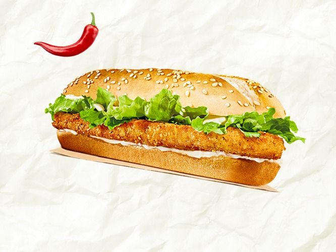 Rock Star Chicken sandwich spicy