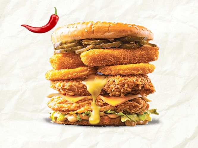 Golden Star Chicken sandwich Spicy
