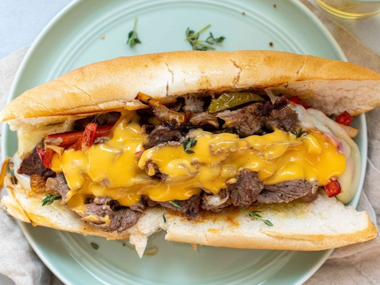 Cheese Beef Burger Sandwich