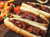 Alexandrian sausage sandwich