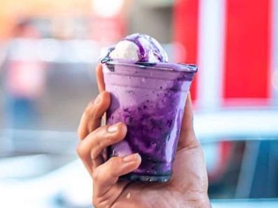 Blueberry Milkshake