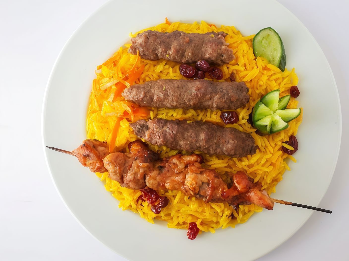 1/8 Shish With 1/8 Kofta Meal