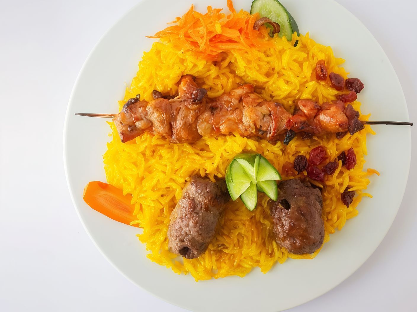 2 Tarb pieces with 3 shish pieces