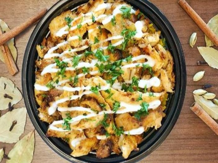 Chicken Shawerma Fatteh