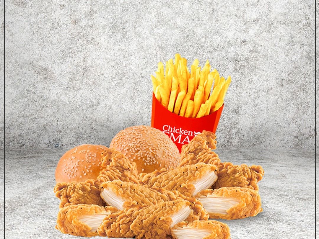 7 strips Pieces meal