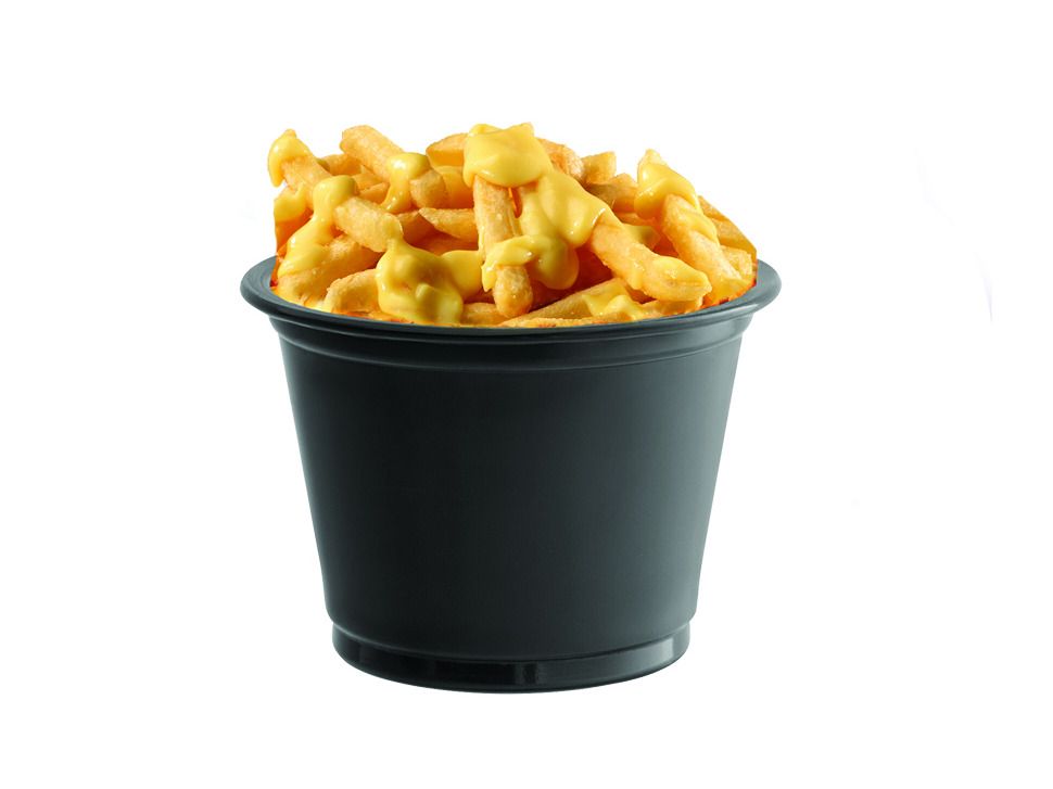 French fries with cheese.