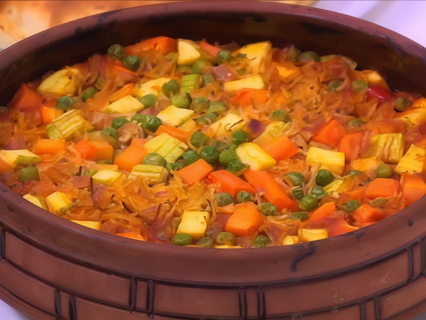 Plain Vegetables Casserole
