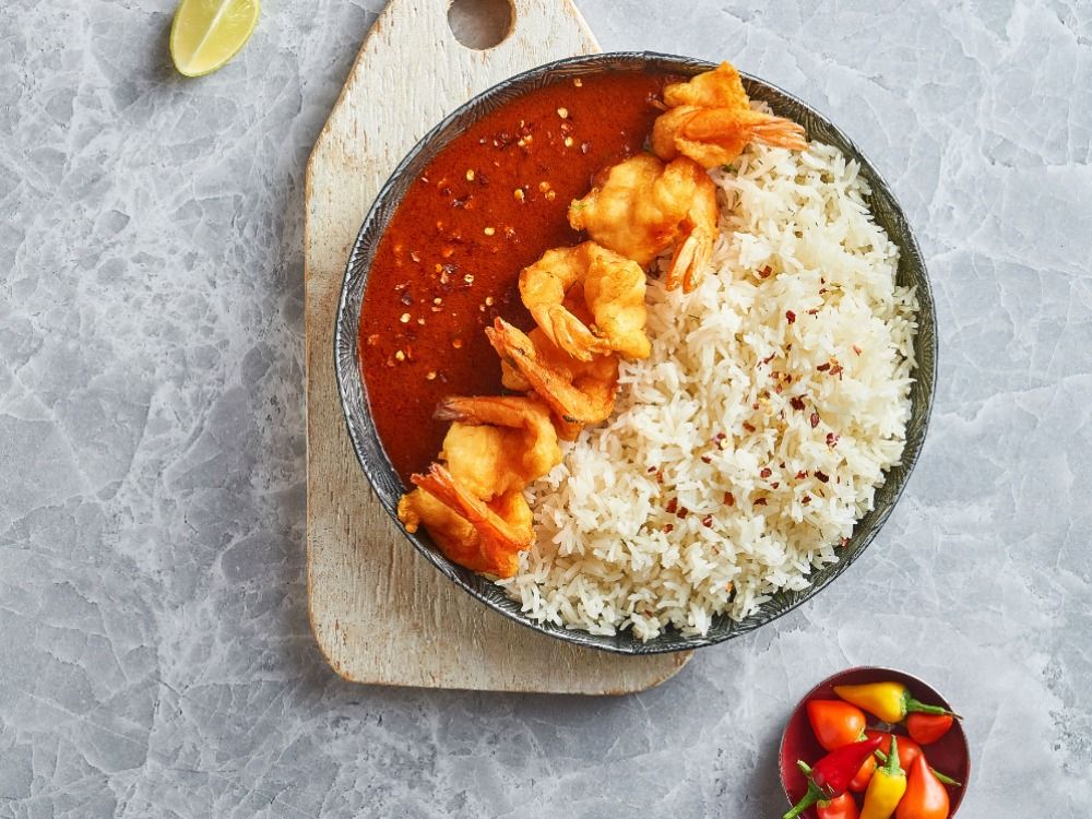 Shrimp Bowl sweet chili