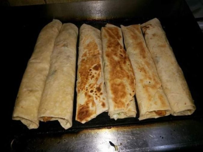 Syrian potatoes with mozzarella