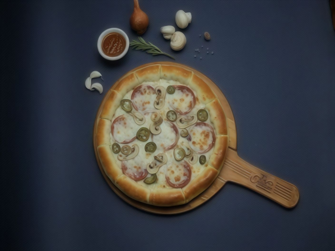 Spicy Pepperoni Pizza