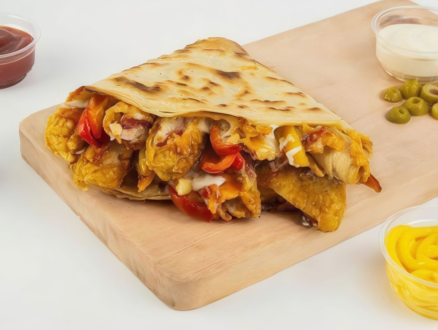 Mix Chicken Crepe