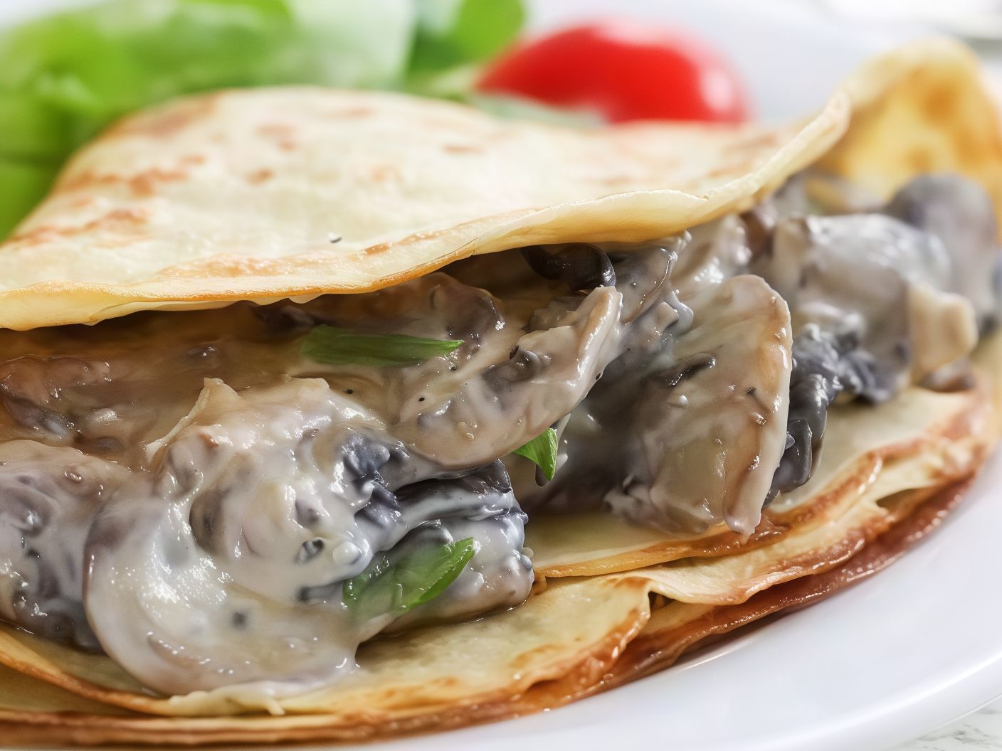 Mushroom Crepe