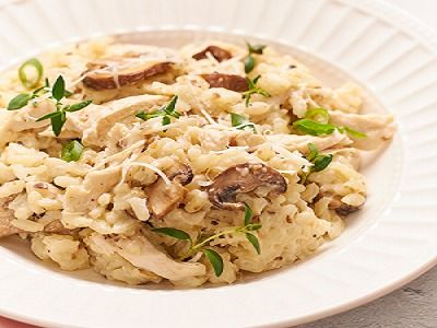Chicken Truffle Risotto Pasta