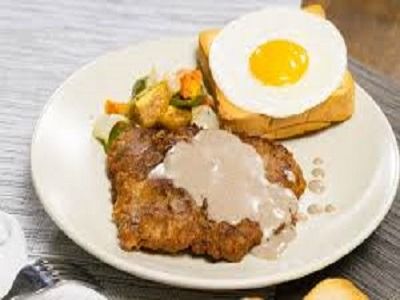 steak and eggs