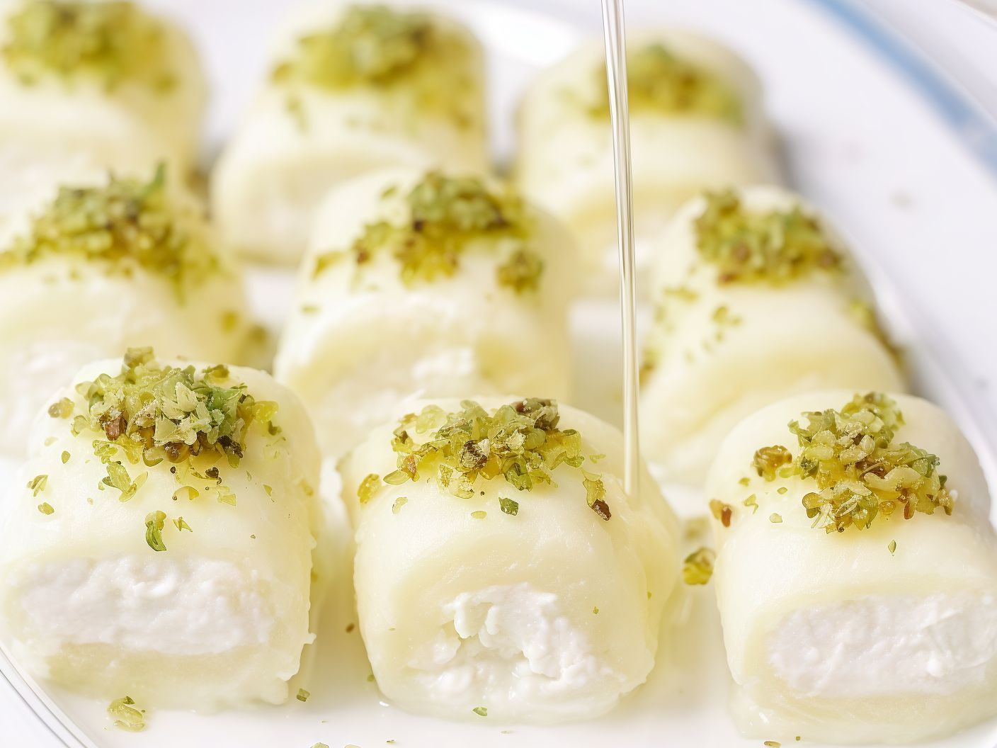 Halawet El Jibn with Cream