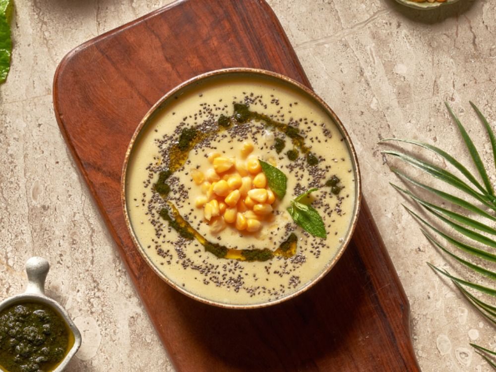 Sweet corn soup