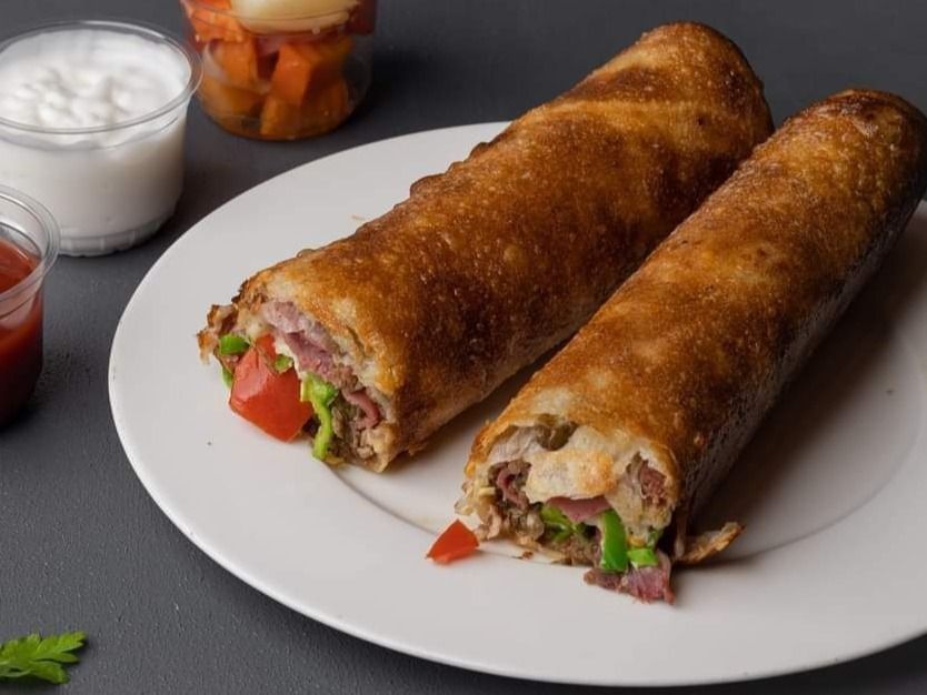 Pepperoni pizza roll