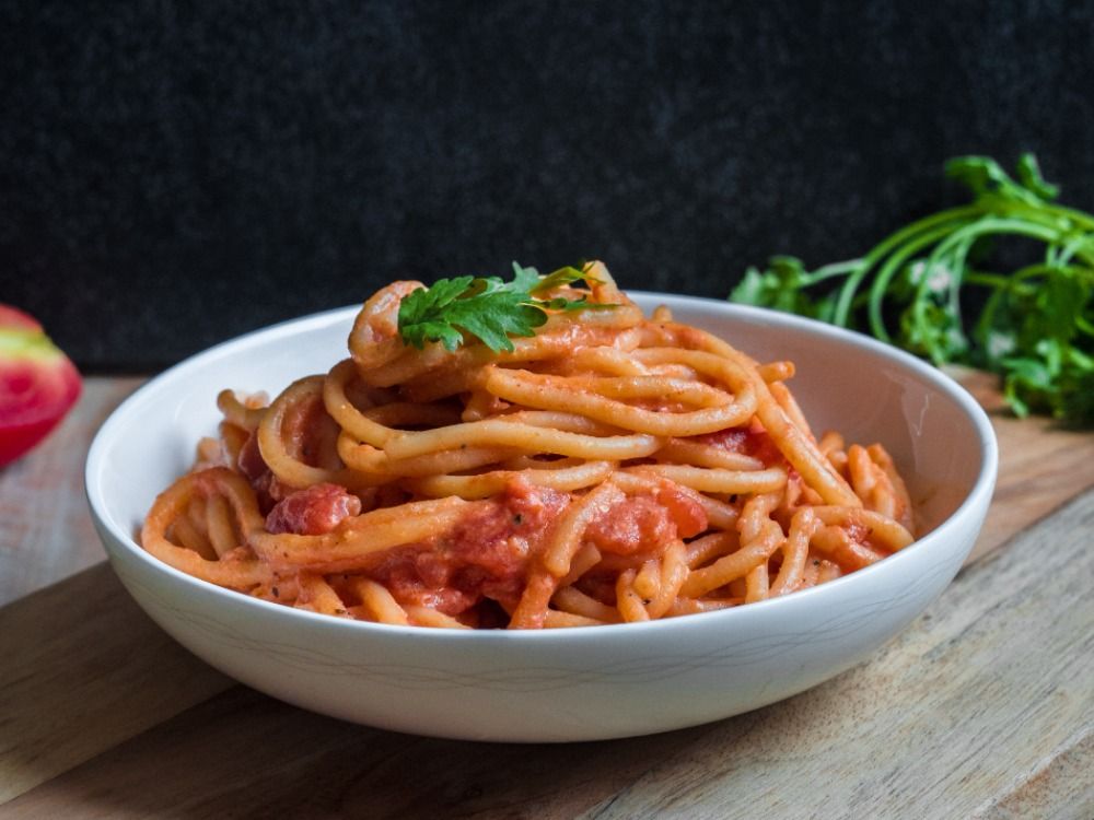 Tomato Pasta Mushroom