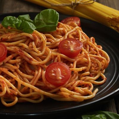 Tomato Pasta Hot Dog