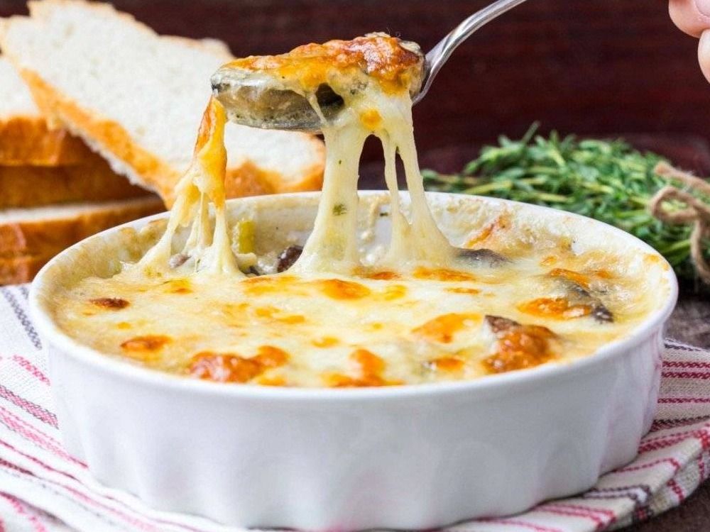 Cheesy Pan Meatballs