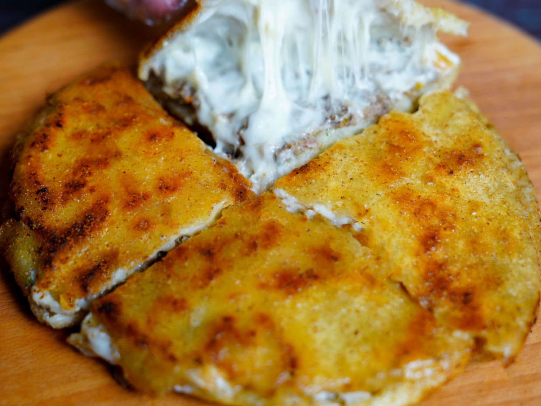 Masrawy Meat Hawawshi With Cheese