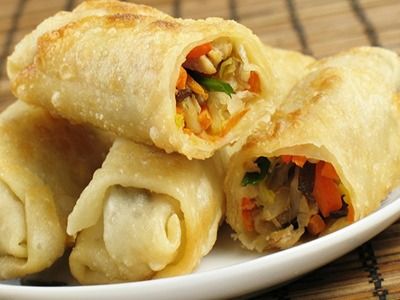 Vegetable Spring Roll 4 Pieces