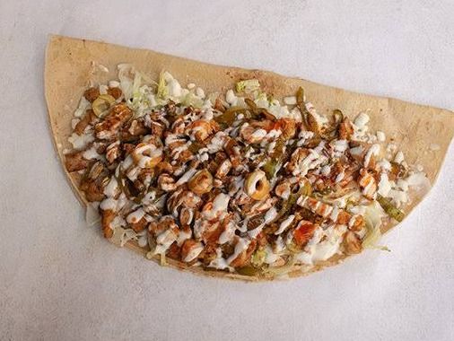Mix chicken crepe