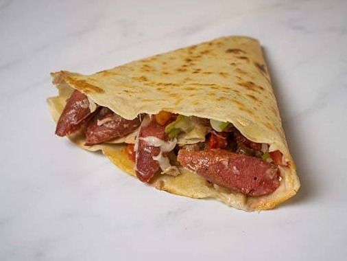 Bikini hot dog crepe