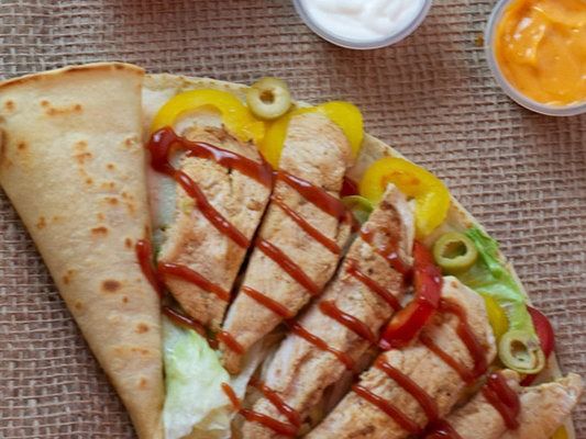 Grilled Breasts Crepe