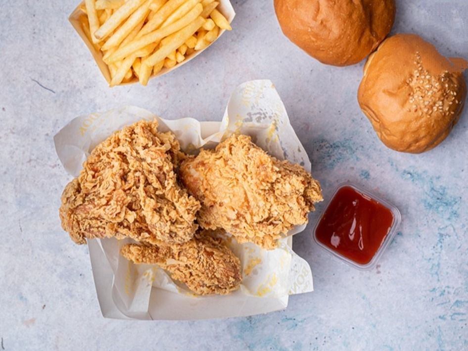 3 pieces Broasted Chicken Meal