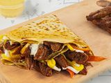 Grilled Sausage Crepe